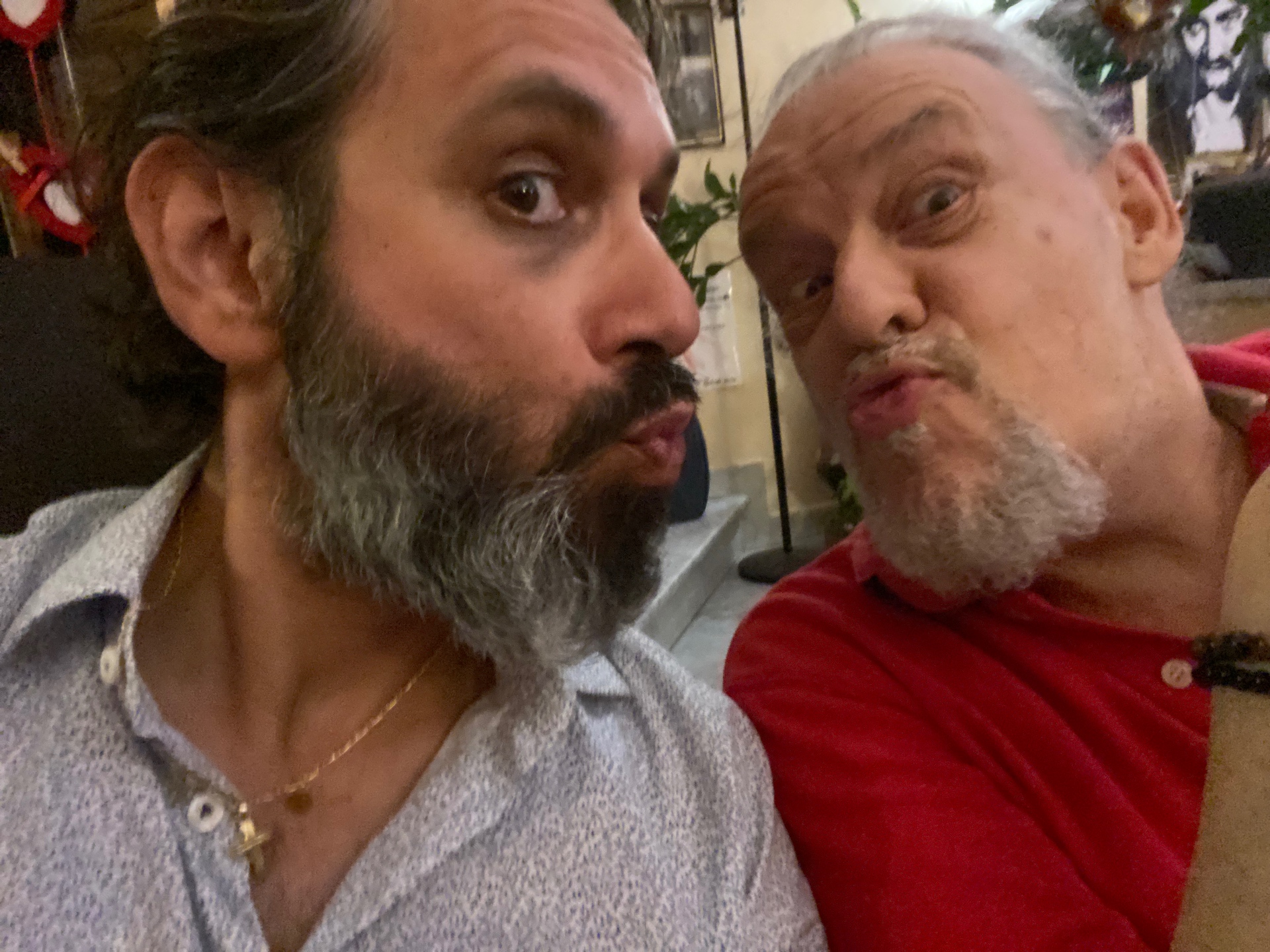 François Anto et Pierre Capelle, moment de complicité et de fantaisie