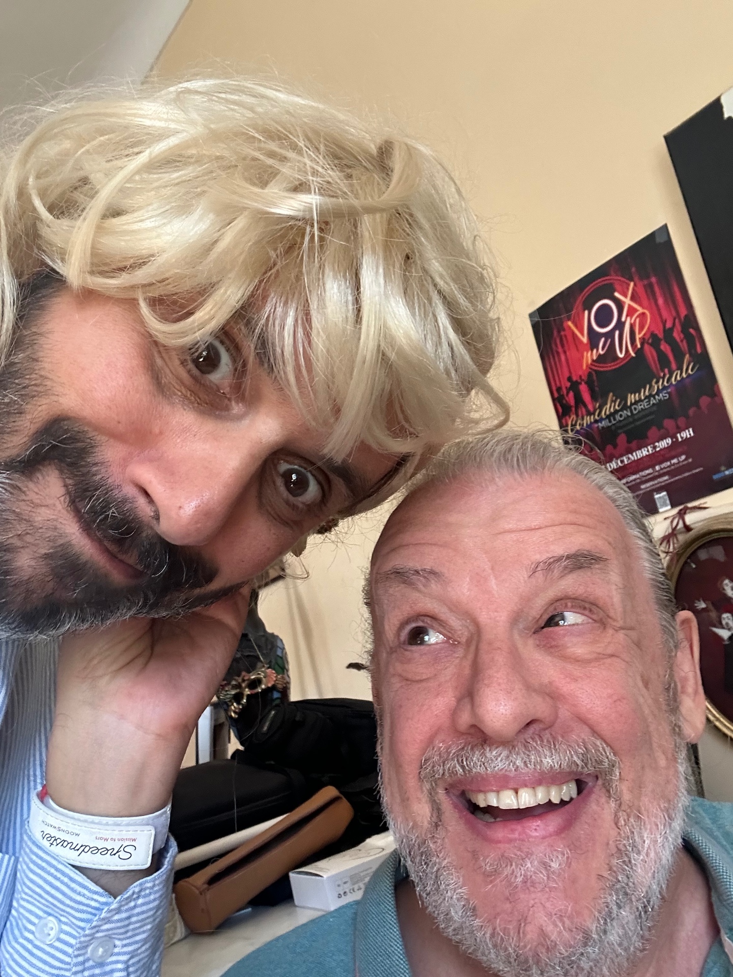 Pierre Capelle et François Anto, éclat de rire dans les coulisses